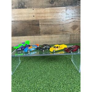 Hot Wheels vtg 1990s Diecast Car Lot 5 Toy Vehicles Race Cars Trucks Collectible